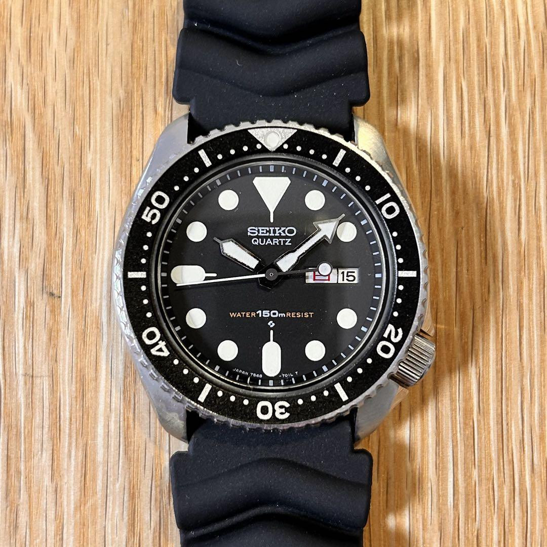 SEIKO FIRST QUARTZ DIVER JDM MODEL JAPAN VINTAGE 7548-7000 SEIKO FIRST QUARTZ DIVER JDM MODEL JAPAN VINTAGE 7548-7000