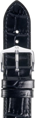 HIRSCH - Louisianalook, schwarz, M, 18 mm - 03427150-2-18 - Uhrenarmbänder