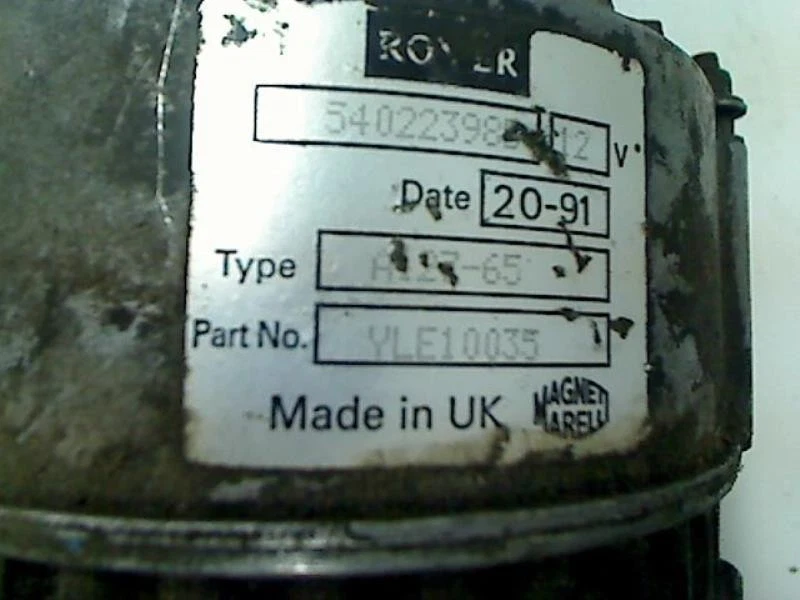 Alternateur ROVER 800 2 - Photo 4/4