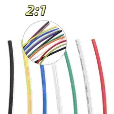 Heatshrink Tube Heat Shrink 0.6mm / 0.8mm Cable Wire Electrical Sleeving  2:1
