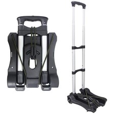 Folding Hand Truck and Dolly 110-lbs Lightweight Portable Luggage Cart for Sc...