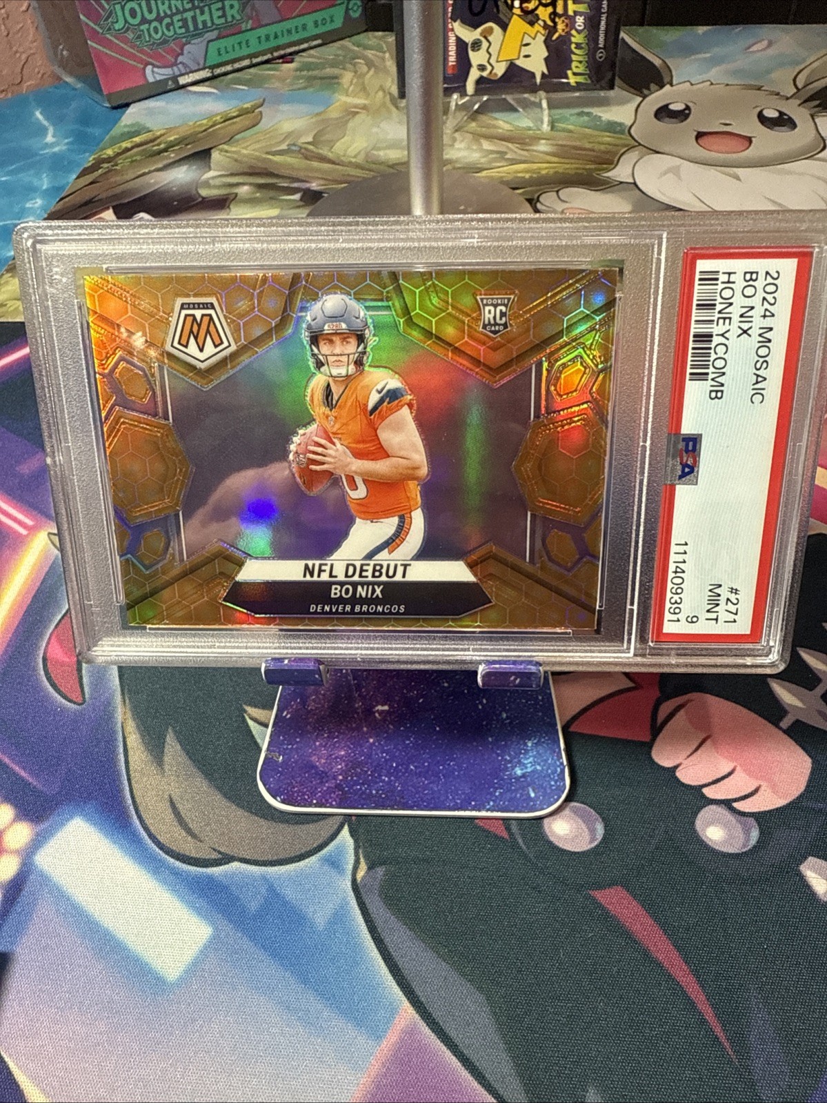 2024 Panini Mosaic - NFL Debut Bo Nix #271 Honeycomb Prizm (RC)