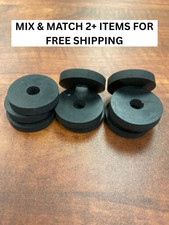 1-3/8" OD x 3/8" ID x 1/4" 10 Pack Oil Resistant Neoprene Rubber Washer