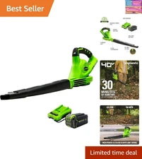 150 MPH Lightweight Handheld Leaf Blower with Variable Speeds & Comfort Grip