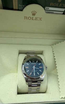 Rolex Milgauss schwarzes Zifferblatt Herrenuhr - 116400GV