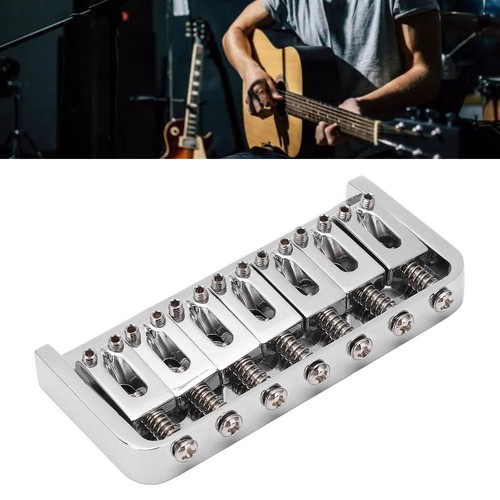 7 String Guitar Fixed Bridge Metal Tailpiece Electric Guitars Part Accessories - Picture 9 of 22