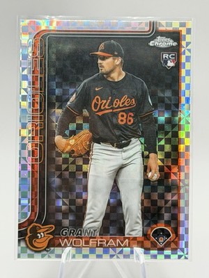 2025 Topps Chrome Update #USC31 Grant Wolfram X-Fractors
