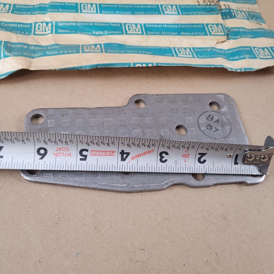 Placa de transmisión NOS GM 5258318 THM180 1982-1987 Chevy Chevette Pontiac T1000 Foto 4 de 4