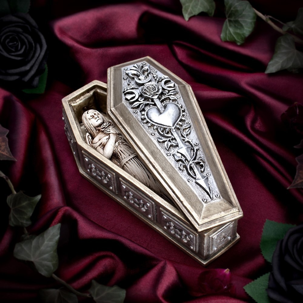 Alchemy Gothic Bride of the Dark Kiss Casket & Figure Sword Heart