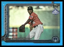 Emiliano Teodo 2025 Topps Pro Debut #PD-95 Blue Foil /150