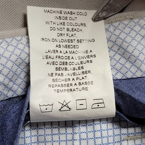 Pantalones chinos Ballin Atwater para hombre talla 32 gris piedra calce moderno elástico - Imagen 11 de 16