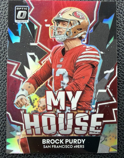 2022 Panini Donruss Optic Brock Purdy My House! Holo Prizm Rookie RC #MH-10🔥💎