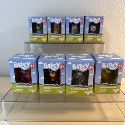 Bluey & Friends Bingo Muffin Socks Coco Rusty Chloe Lucky Figures 8pc  Box Lot