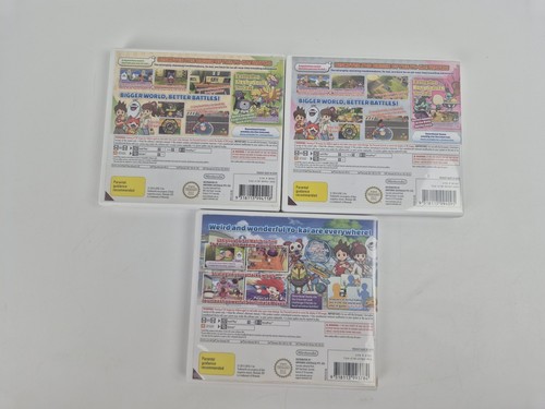 **BULK LOT** 3 x Yo-Kai Watch Nintendo 3DS Games - Picture 2 of 6