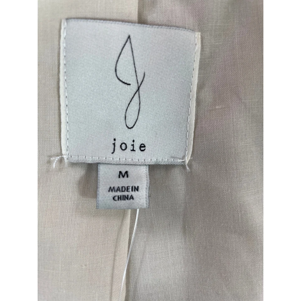 Blazer Joie Floral Mezcla de Lino Chaqueta Botánica Blanco Tostado Neutro Talla M Nuevo con Etiquetas Foto 4 de 4