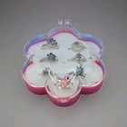 Retro Claire’s Princess Rings 7 PC in Flower Box — photo 1