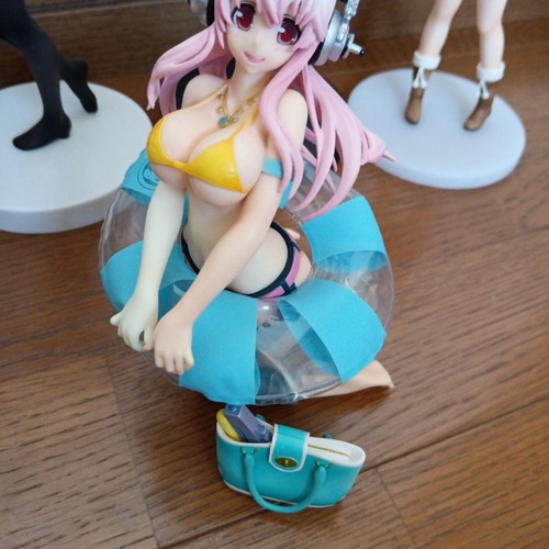 Super Sonico Figure Lot – 8 Figures + Plush Toy Set Japan Used Bundle - Picture 7 of 20