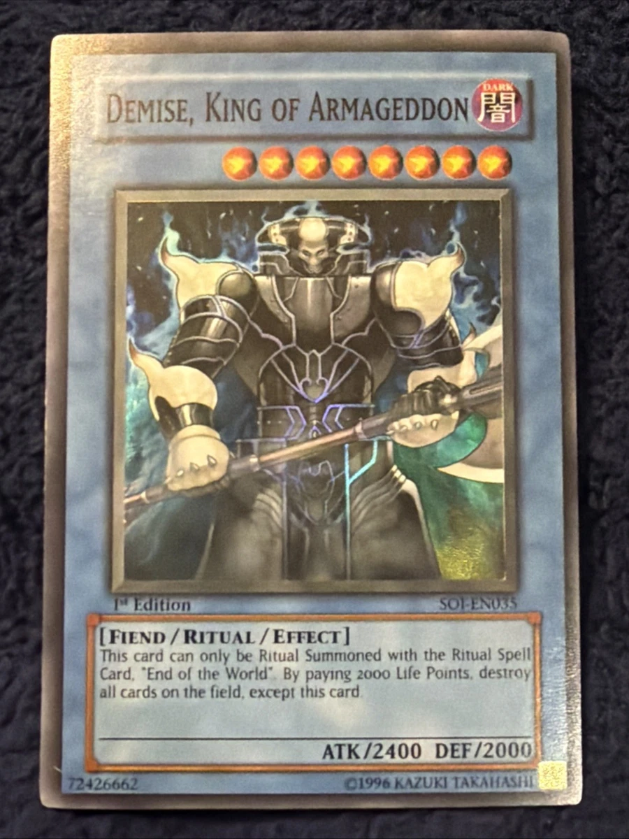 Demise, King of Armageddon Yu-Gi-Oh! TCG Individual Trading Card