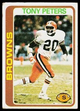 Tony Peters, 1978 Topps, #113, Cleveland Browns, RC