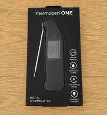 SuperFast Thermapen ONE Thermometer (Black) Meat Thermometer, Meat, BBQ