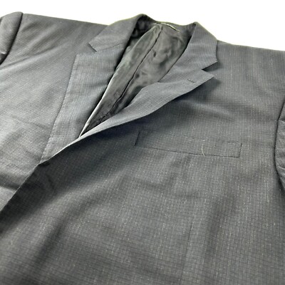 Ralph Lauren Black Label Men s Wool 2-Button Blazer Navy Blue   Italy   44R