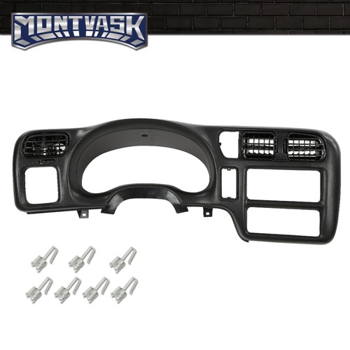 Molded Dash Bezel Trim Black Fit For 98-05 S10 Blazer Jimmy Sonoma Bravada