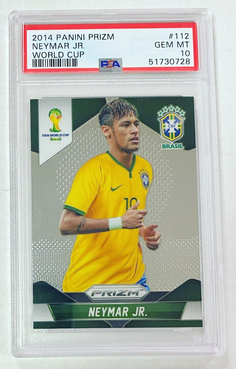 2014 Panini Prizm World Cup Neymar Jr. #112 PSA 10 Gem Mint Brazil 