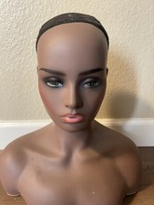 Female Bald Mannequin Head With Shoulder Display Model Multipurpose Wig Holder