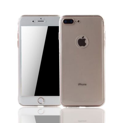 Handyhülle Schutz Case für Apple iPhone 7 Plus Cover Displayschutz Transparent