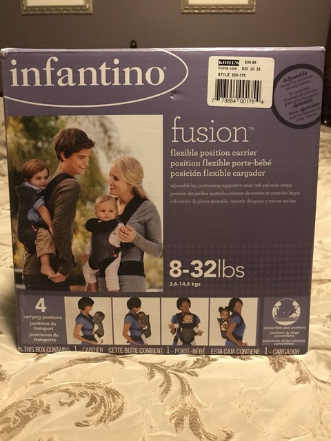 infantino fusion flexible position baby carrier