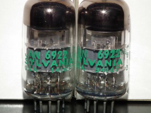 E88CC 6922 Sylvania Platinum Matched Pair Low Noise in original boxes USA NOS - Picture 1 of 12