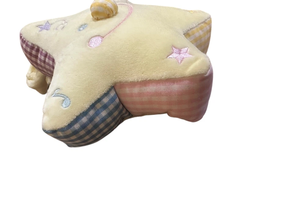 "Juguete infantil de guinga de felpa Little Star Twinkle musical amarillo de colección 6""" Foto 3 de 4