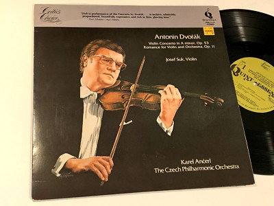 DVORAK Josef Suk NM Ancerl Czech Philharmonic Orchestra Violin