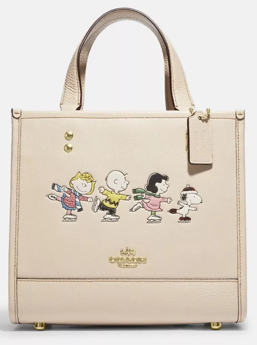 Coach snoopy hotsell tote