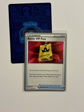 battle vip pass pokemon card value Battle VIP Pass 225/264 2023 Pokemon World Championships Variant Fusion Strike E