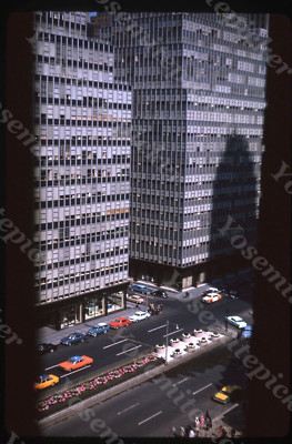 sl80  Original slide 1964 New York NYC Downtown condo apt 330a