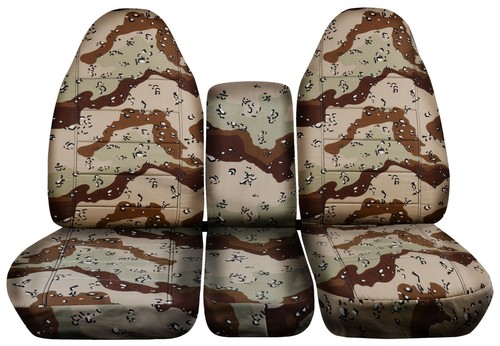 Juego de fundas de asiento delanteras 40-20-40 para camioneta Ford F250 Super Duty 1999-2010 camuflaje - Imagen 5 de 14