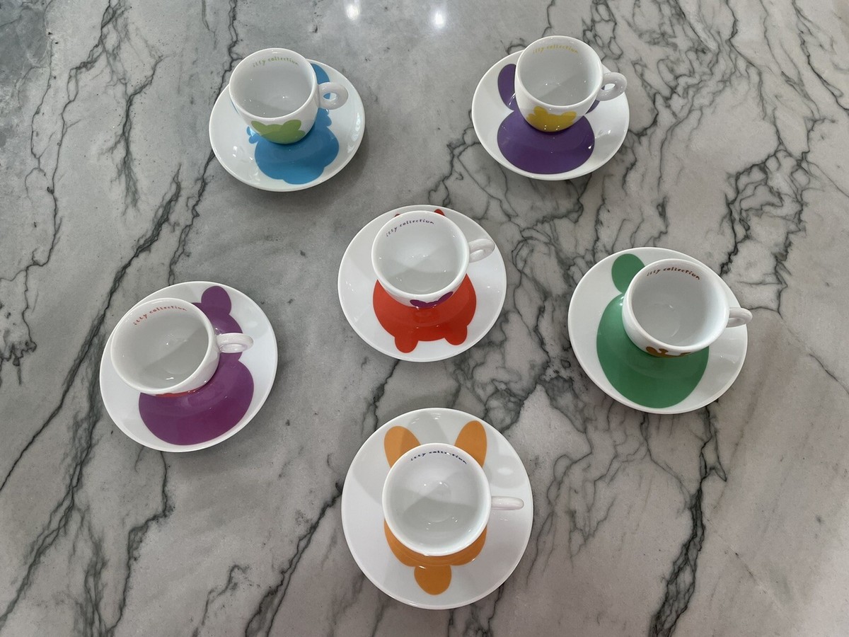 Rosenthal Illy Collection 2001 Jeff Koons Complete Espresso Set 6