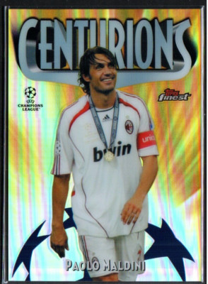 2021-22 Topps Finest UEFA Champions League '88 Centurions #TC4 Paolo Maldini