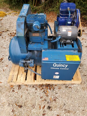 Quincy Climate Control - Tank Mounted Duplex Reciprocating Air ...