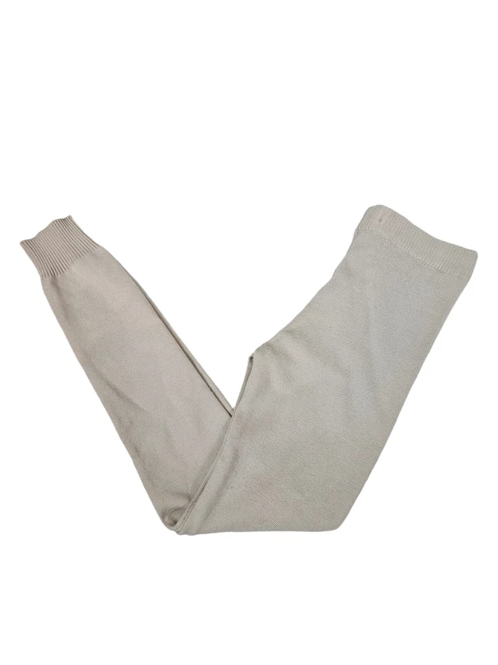 NWT Zara Taupe Ribbed Knit Leggings Size Large Zara 13/14 Girls A1 - Image 2 of 4