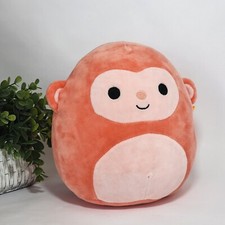 Squishmallow Plush Doll Elton the Peach Monkey 8" Stuffed Animal by KellyToy