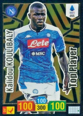 KALIDOU KOULIBALY NAPOLI Card Top Player Adrenalin Panini 2019/20