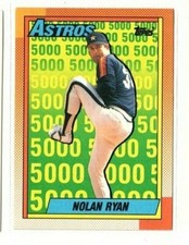 1990 Topps NOLAN RYAN Baseball Card #4 Houston Astros Baseball Card HOF