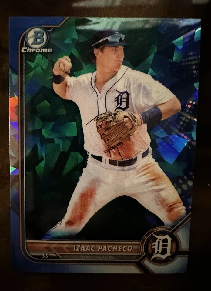 2022 Bowman Chrome Sapphire Izaac Pacheco Rc #BCP-106 - Image 4 of 4