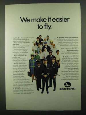 1968 Eastern Airlines Ad - We Make it Easier To Fly