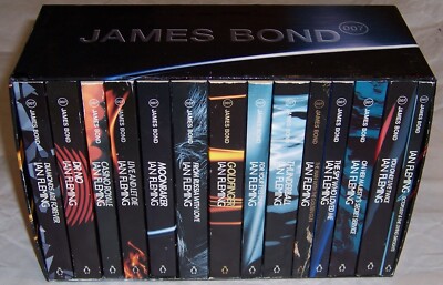 Penguin James Bond 007 by Ian Fleming Paperback box set in 14