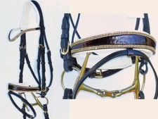 FSS Anatomic Mock Croc GLAMOUR Crystal Bridle GOLD BLING Crown Comfort Ivory New