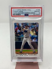 2017 TOPPS TRANSCENDENT VIP PARTY AARON JUDGE RC 1995 PSA GEM MT 10 02/87