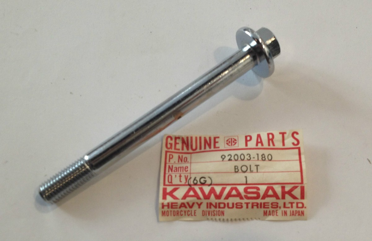 Bolt 10x104 - Hex Head, Kawasaki Z1 Z900 NOS: 92003-180 | eBay